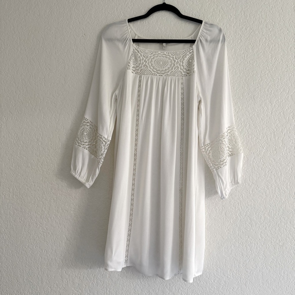 Joie Tabara White Crepe Dress~Small - Picture 8 of 9